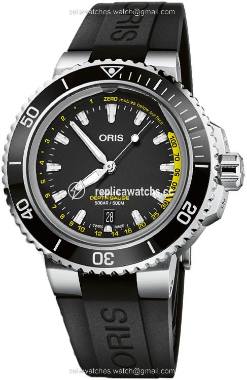 Replica 01 733 7755 4154-Set RS Oris Aquis Depth Gauge 45.8mm Mens Watch Replica 01 733 7755 4154-Set RS Oris Aquis Depth Gauge 45.8mm Mens Watch