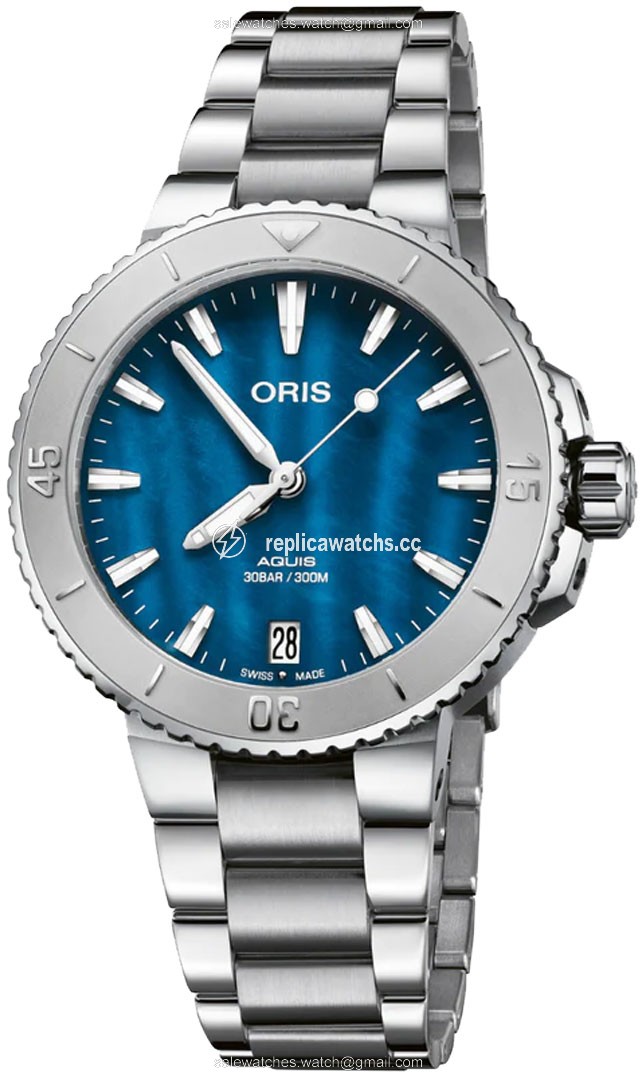 Replica 01 733 7770 4155-07 8 18 05P Oris Aquis Date 36.5mm Ladies Watch Replica 01 733 7770 4155-07 8 18 05P Oris Aquis Date 36.5mm Ladies Watch
