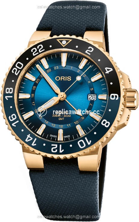 Replica 01 798 7754 6185-Set Carysfort Reef Oris Aquis GMT Date 43.5mm Mens Watch Replica 01 798 7754 6185-Set Carysfort Reef Oris Aquis GMT Date 43.5mm Mens Watch