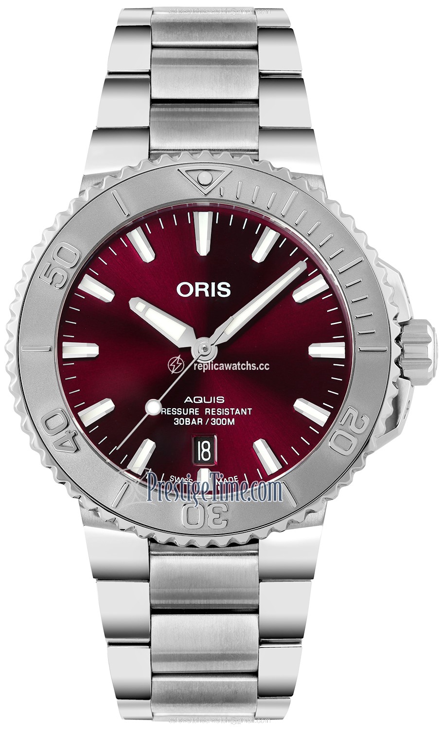 Replica 01 733 7766 4158-07 8 22 05PEB Cherry Oris Aquis Date 41.5mm Mens Watch Replica 01 733 7766 4158-07 8 22 05PEB Cherry Oris Aquis Date 41.5mm Mens Watch