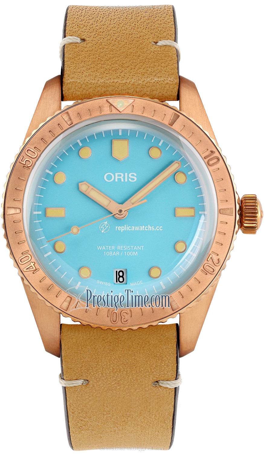 Replica 01 733 7771 3155-07 5 19 04BR Cotton Candy Blue Oris Divers Sixty Five 38mm Midsize Watch Replica 01 733 7771 3155-07 5 19 04BR Cotton Candy Blue Oris Divers Sixty Five 38mm Midsize Watch