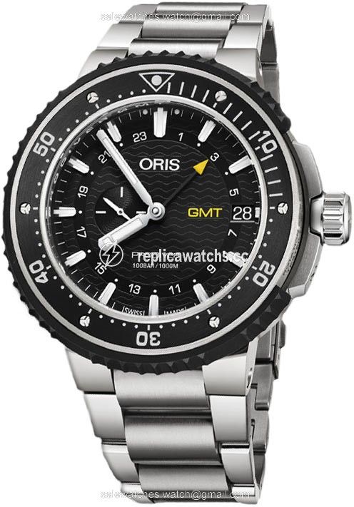 Replica 01 748 7748 7154-07 8 26 74PEB Oris ProDiver GMT 49mm Mens Watch Replica 01 748 7748 7154-07 8 26 74PEB Oris ProDiver GMT 49mm Mens Watch
