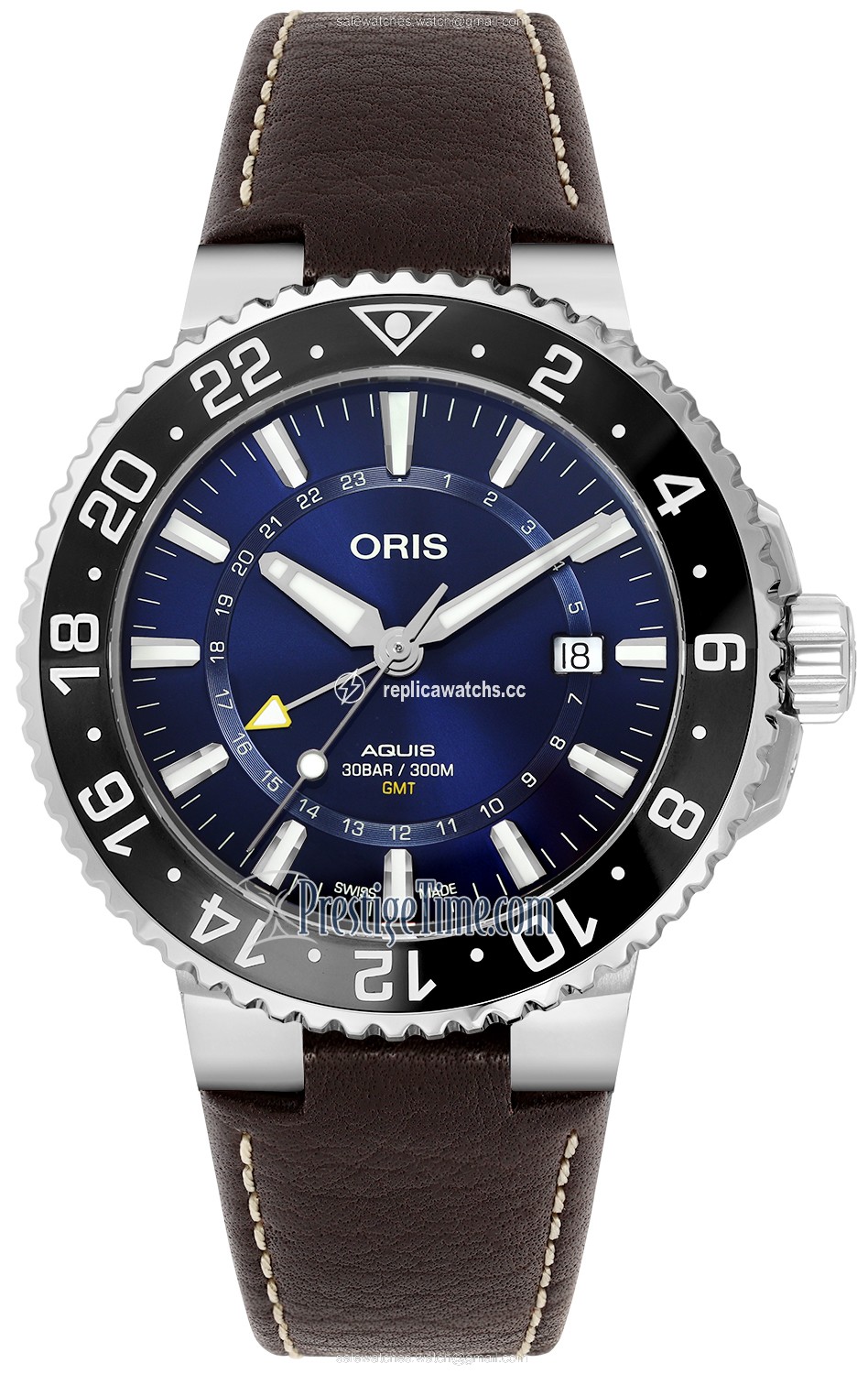 Replica 01 798 7754 4135-07 5 24 10EB Oris Aquis GMT Date 43.5mm Mens Watch Replica 01 798 7754 4135-07 5 24 10EB Oris Aquis GMT Date 43.5mm Mens Watch
