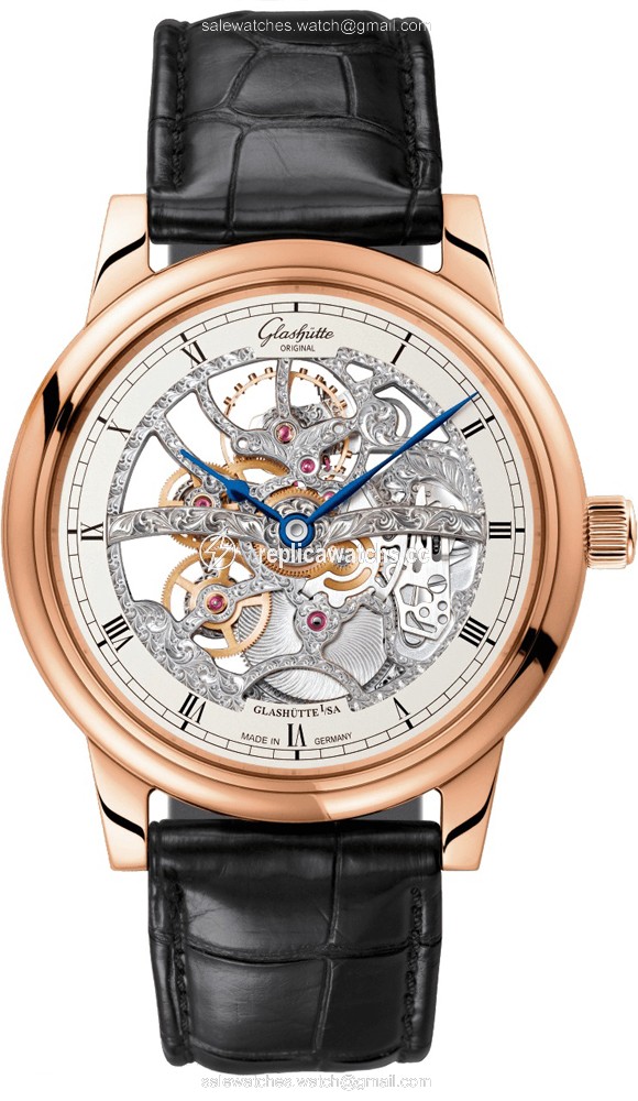 Replica 1-49-18-01-05-30 Glashutte Original Senator Manual Winding Skeletonized Edition Mens Watch Replica 1-49-18-01-05-30 Glashutte Original Senator Manual Winding Skeletonized Edition Mens Watch