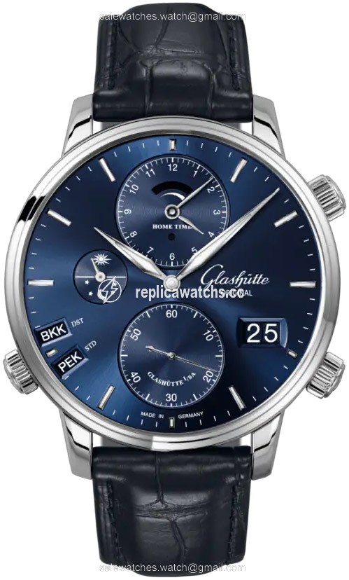 Replica 1-89-02-05-02-61 Glashutte Original Senator Cosmopolite 44mm Mens Watch Replica 1-89-02-05-02-61 Glashutte Original Senator Cosmopolite 44mm Mens Watch
