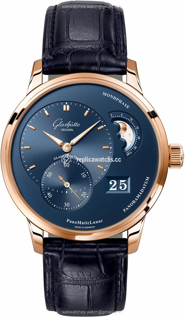 Replica 1-90-02-11-35-30 Glashutte Original PanoMaticLunar Mens Watch Replica 1-90-02-11-35-30 Glashutte Original PanoMaticLunar Mens Watch