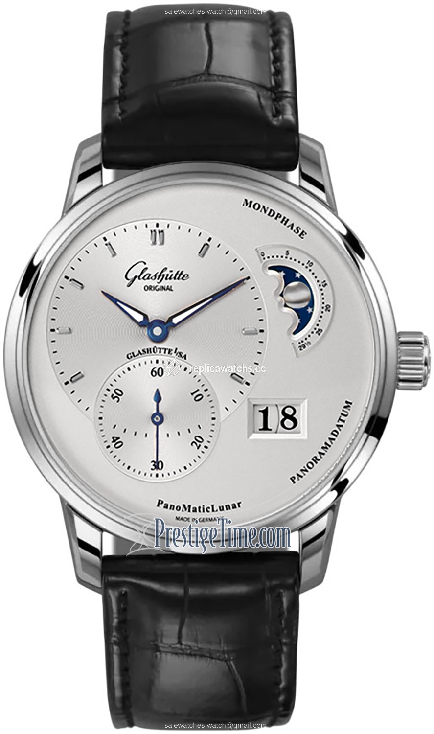 Replica 1-90-02-42-32-61 Glashutte Original PanoMaticLunar Mens Watch Replica 1-90-02-42-32-61 Glashutte Original PanoMaticLunar Mens Watch