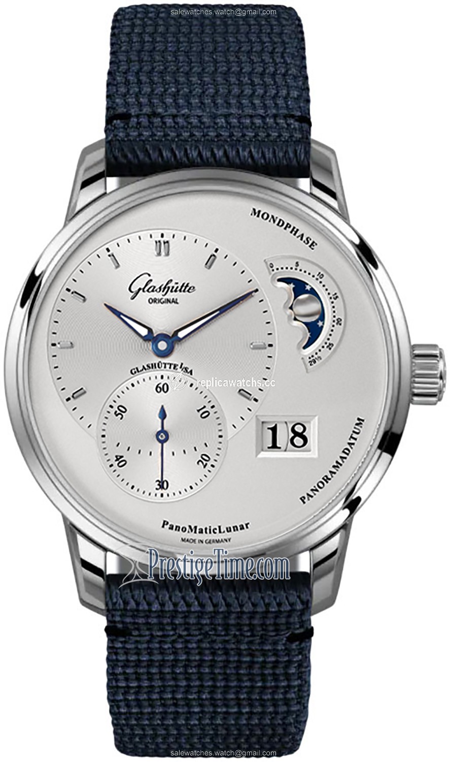 Replica 1-90-02-42-32-64 Glashutte Original PanoMaticLunar Mens Watch Replica 1-90-02-42-32-64 Glashutte Original PanoMaticLunar Mens Watch