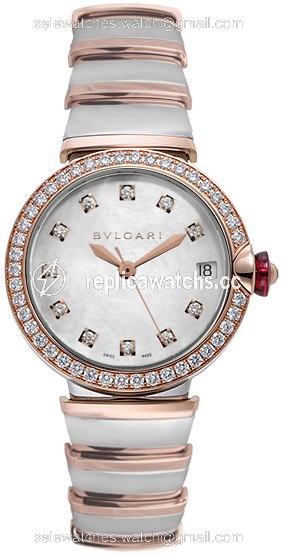 Replica 102476 lu33wspgdspgd/11 Bulgari Lucea Automatic 33mm Ladies Watch Replica 102476 lu33wspgdspgd/11 Bulgari Lucea Automatic 33mm Ladies Watch