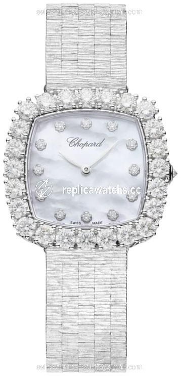 Replica 10A386-1106 Chopard L'Heure Du Diamant Cushion Ladies Watch Replica 10A386-1106 Chopard L'Heure Du Diamant Cushion Ladies Watch