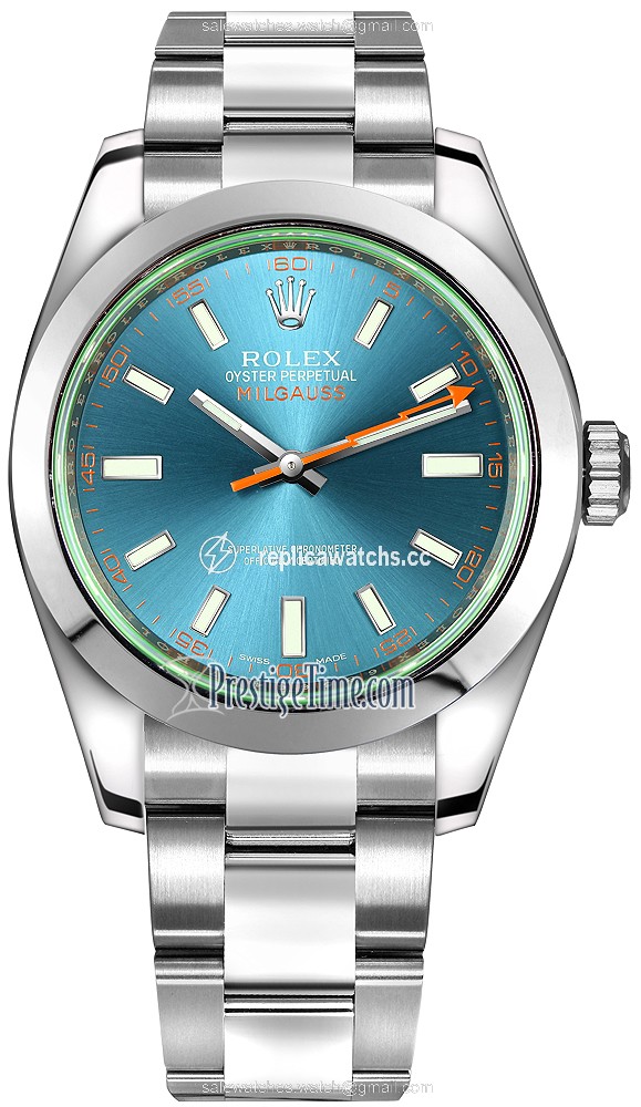 Replica 116400gv Blue Rolex Milgauss 40mm Mens Watch Replica 116400gv Blue Rolex Milgauss 40mm Mens Watch