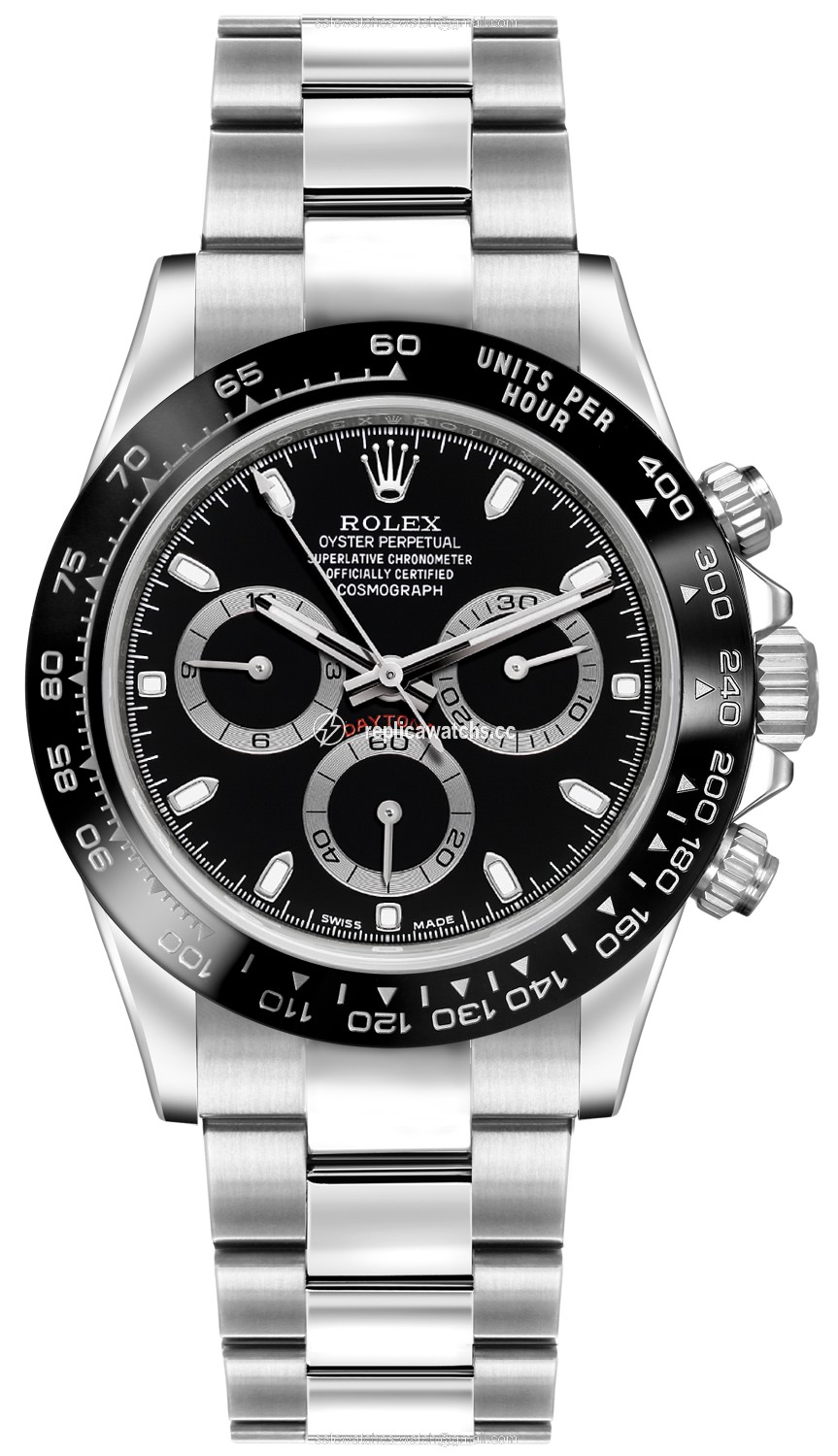 Replica 116500LN Black Rolex Cosmograph Daytona Stainless Steel Mens Watch Replica 116500LN Black Rolex Cosmograph Daytona Stainless Steel Mens Watch