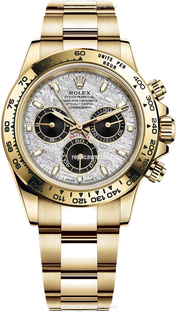 Replica 116508 Meteorite Black Rolex Cosmograph Daytona Yellow Gold Mens Watch Replica 116508 Meteorite Black Rolex Cosmograph Daytona Yellow Gold Mens Watch