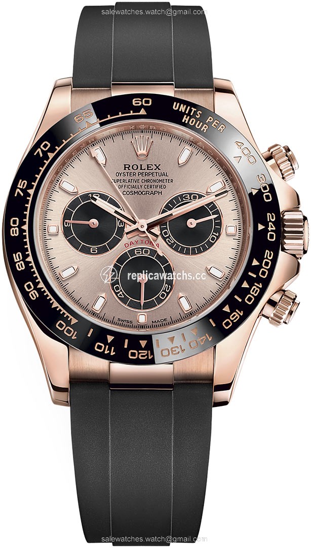Replica 116515LN Sundust Black Oysterflex Rolex Cosmograph Daytona Everose Gold Mens Watch Replica 116515LN Sundust Black Oysterflex Rolex Cosmograph Daytona Everose Gold Mens Watch