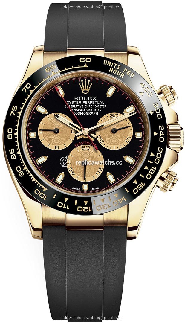 Replica 116518LN Black Champagne Oysterflex Rolex Cosmograph Daytona Yellow Gold Mens Watch Replica 116518LN Black Champagne Oysterflex Rolex Cosmograph Daytona Yellow Gold Mens Watch