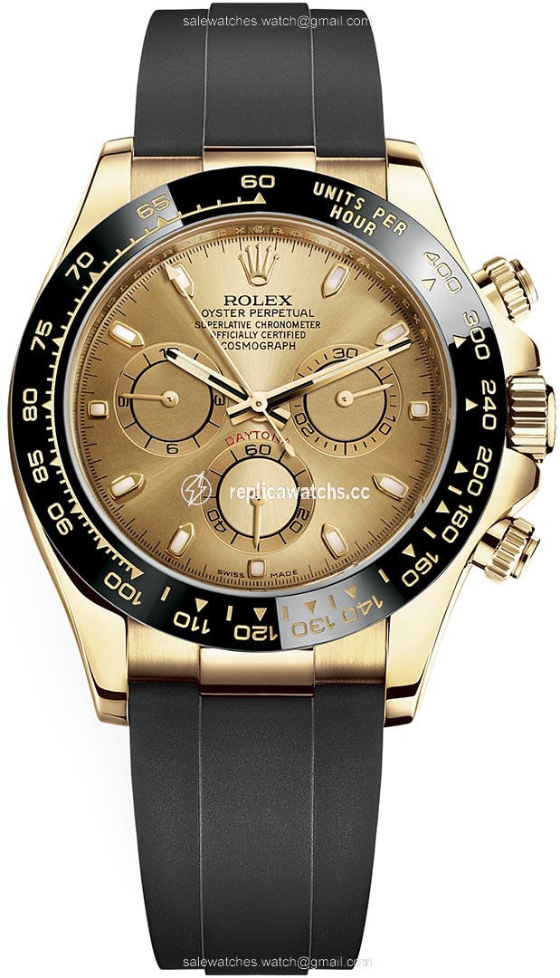 Replica 116518LN Champagne Oysterflex Rolex Cosmograph Daytona Yellow Gold Mens Watch Replica 116518LN Champagne Oysterflex Rolex Cosmograph Daytona Yellow Gold Mens Watch