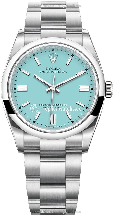 Replica 126000 Turquoise Blue Rolex Oyster Perpetual 36mm Midsize Watch Replica 126000 Turquoise Blue Rolex Oyster Perpetual 36mm Midsize Watch
