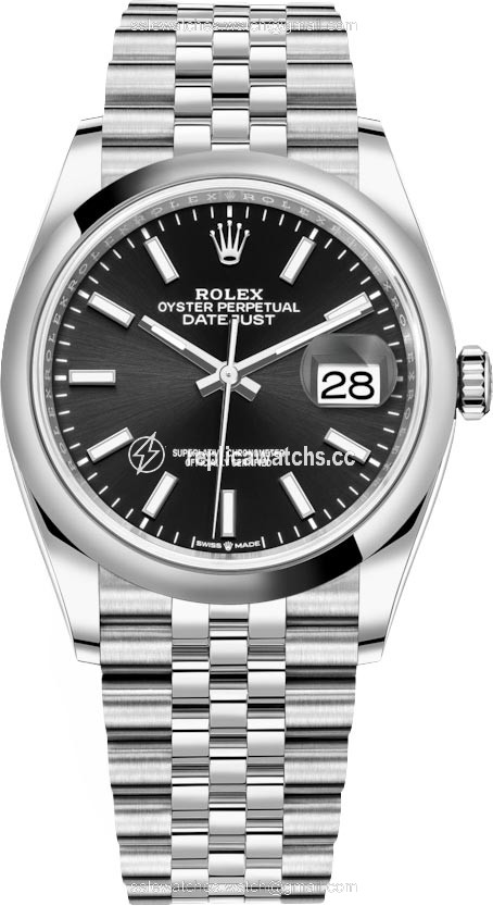 Replica 126200 Black Index Jubilee Rolex Datejust 36mm Stainless Steel Midsize Watch Replica 126200 Black Index Jubilee Rolex Datejust 36mm Stainless Steel Midsize Watch