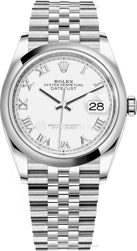 Replica 126200 White Roman Jubilee Rolex Datejust 36mm Stainless Steel Midsize Watch Replica 126200 White Roman Jubilee Rolex Datejust 36mm Stainless Steel Midsize Watch