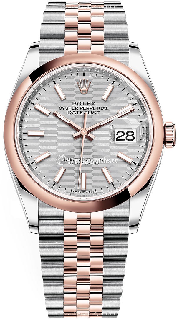 Replica 126201 Silver Fluted Jubilee Rolex Datejust 36mm Stainless Steel and Rose Gold Ladies Watch Replica 126201 Silver Fluted Jubilee Rolex Datejust 36mm Stainless Steel and Rose Gold Ladies Watch