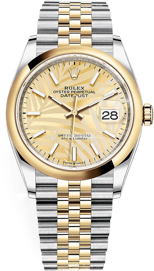 Replica 126203 Golden Palm Jubilee Rolex Datejust 36mm Stainless Steel and Yellow Gold Ladies Watch Replica 126203 Golden Palm Jubilee Rolex Datejust 36mm Stainless Steel and Yellow Gold Ladies Watch