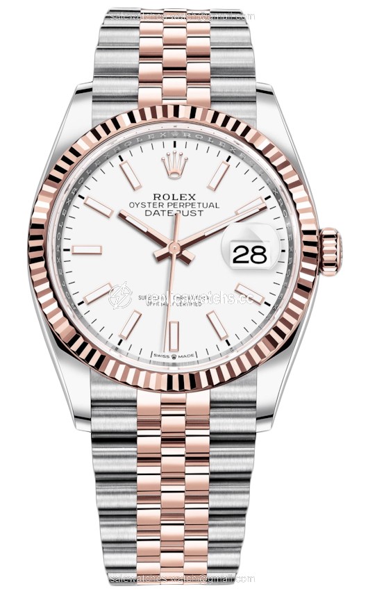 Replica 126231 White Index Jubilee Rolex Datejust 36mm Stainless Steel and Rose Gold Ladies Watch Replica 126231 White Index Jubilee Rolex Datejust 36mm Stainless Steel and Rose Gold Ladies Watch