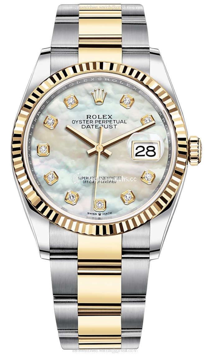 Replica 126233 MOP Diamond Oyster Rolex Datejust 36mm Stainless Steel and Yellow Gold Ladies Watch Replica 126233 MOP Diamond Oyster Rolex Datejust 36mm Stainless Steel and Yellow Gold Ladies Watch