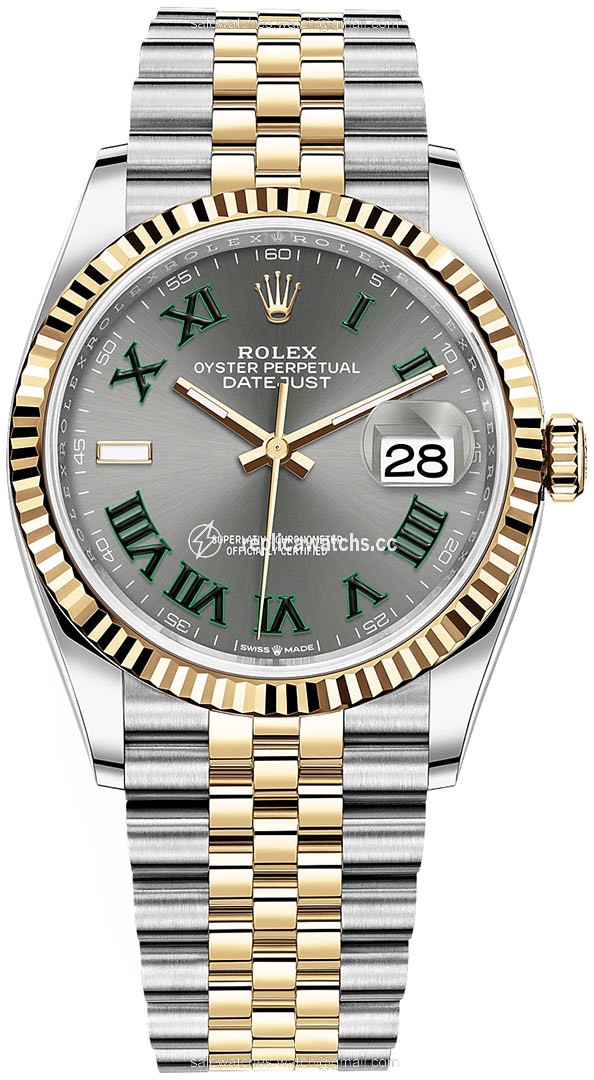 Replica 126233 Slate Roman Jubilee Wimbledon Rolex Datejust 36mm Stainless Steel and Yellow Gold Ladies Watch Replica 126233 Slate Roman Jubilee Wimbledon Rolex Datejust 36mm Stainless Steel and Yellow Gold Ladies Watch
