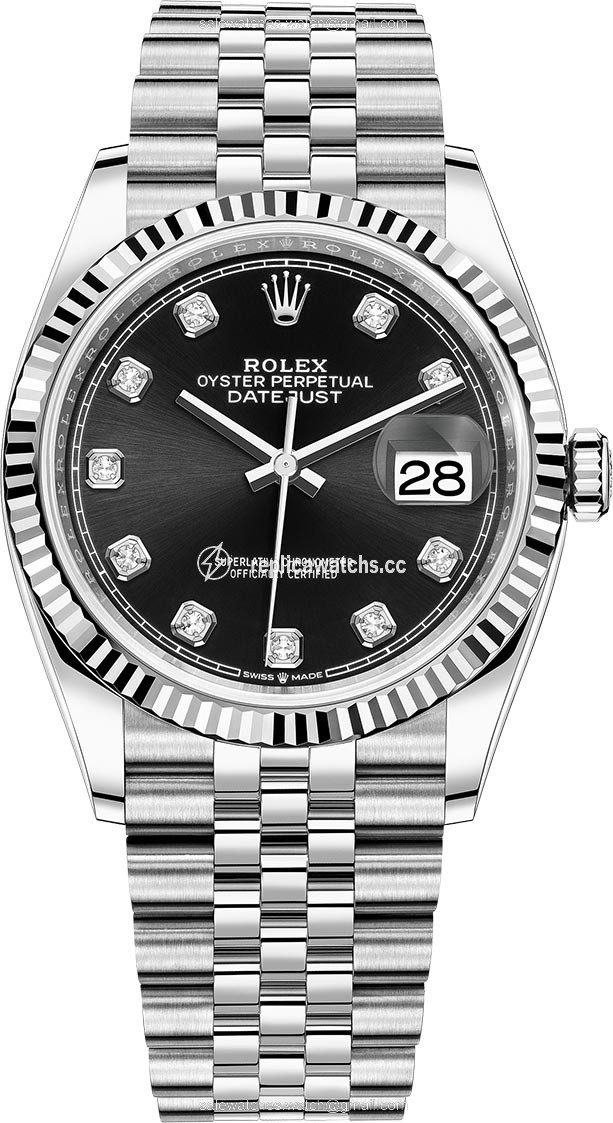 Replica 126234 Black Diamond Jubilee Rolex Datejust 36mm Stainless Steel Midsize Watch Replica 126234 Black Diamond Jubilee Rolex Datejust 36mm Stainless Steel Midsize Watch