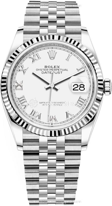 Replica 126234 White Roman Jubilee Rolex Datejust 36mm Stainless Steel Midsize Watch Replica 126234 White Roman Jubilee Rolex Datejust 36mm Stainless Steel Midsize Watch
