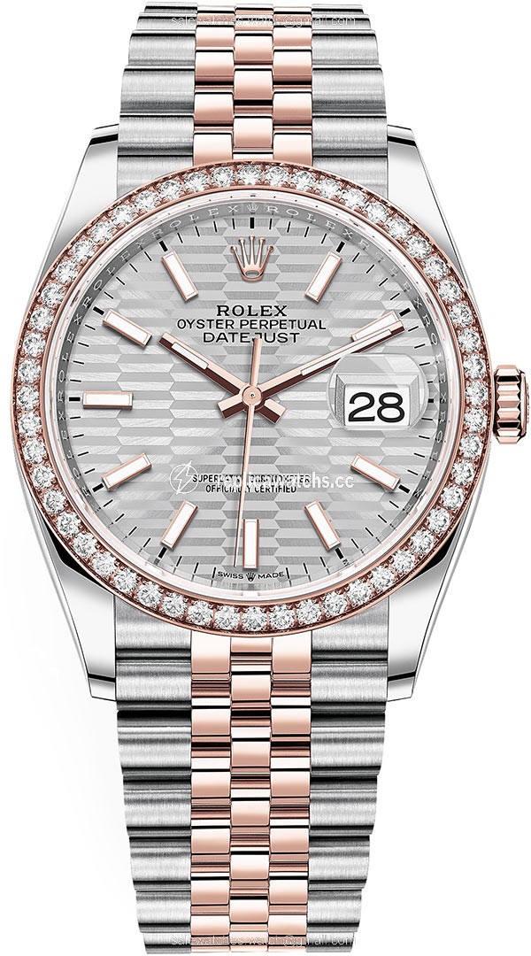 Replica 126281rbr Silver Fluted Jubilee Rolex Datejust 36mm Stainless Steel and Rose Gold Ladies Watch Replica 126281rbr Silver Fluted Jubilee Rolex Datejust 36mm Stainless Steel and Rose Gold Ladies Watch