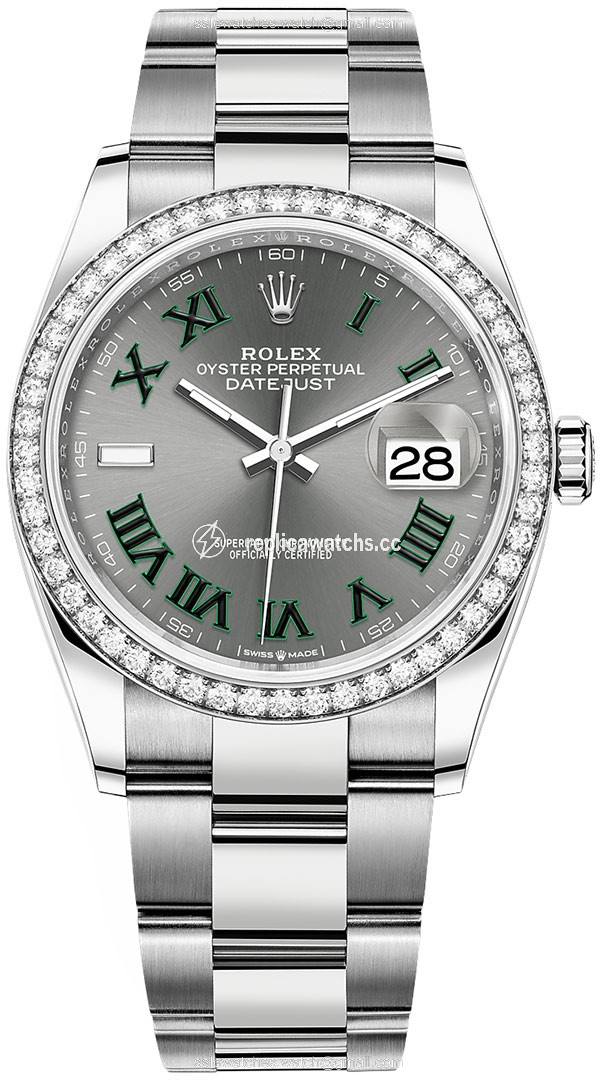 Replica 126284rbr Slate Roman Oyster Wimbledon Rolex Datejust 36mm Stainless Steel Midsize Watch Replica 126284rbr Slate Roman Oyster Wimbledon Rolex Datejust 36mm Stainless Steel Midsize Watch