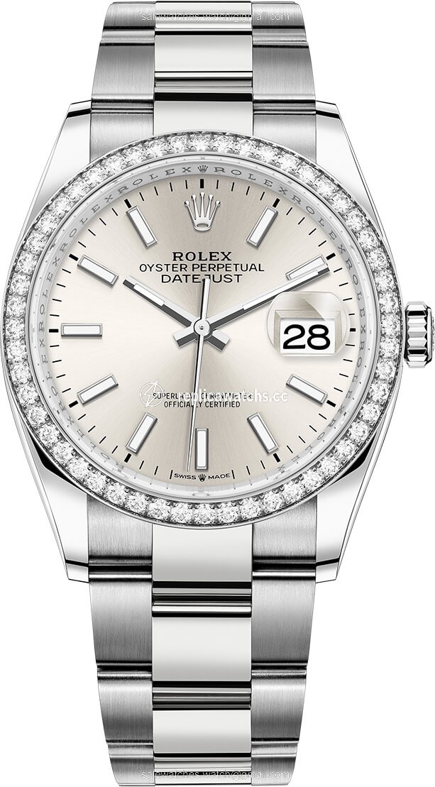 Replica 126284rbr Silver Index Oyster Rolex Datejust 36mm Stainless Steel Ladies Watch Replica 126284rbr Silver Index Oyster Rolex Datejust 36mm Stainless Steel Ladies Watch