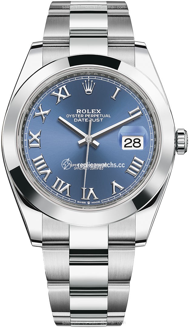 Replica 126300 Blue Roman Oyster Rolex Datejust 41mm Stainless Steel Mens Watch Replica 126300 Blue Roman Oyster Rolex Datejust 41mm Stainless Steel Mens Watch