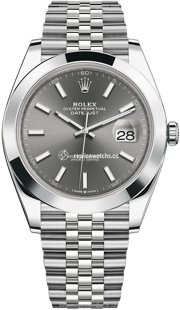 Replica 126300 Dark Rhodium Index Jubilee Rolex Datejust 41mm Stainless Steel Mens Watch Replica 126300 Dark Rhodium Index Jubilee Rolex Datejust 41mm Stainless Steel Mens Watch
