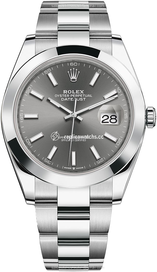 Replica 126300 Dark Rhodium Index Oyster Rolex Datejust 41mm Stainless Steel Mens Watch Replica 126300 Dark Rhodium Index Oyster Rolex Datejust 41mm Stainless Steel Mens Watch
