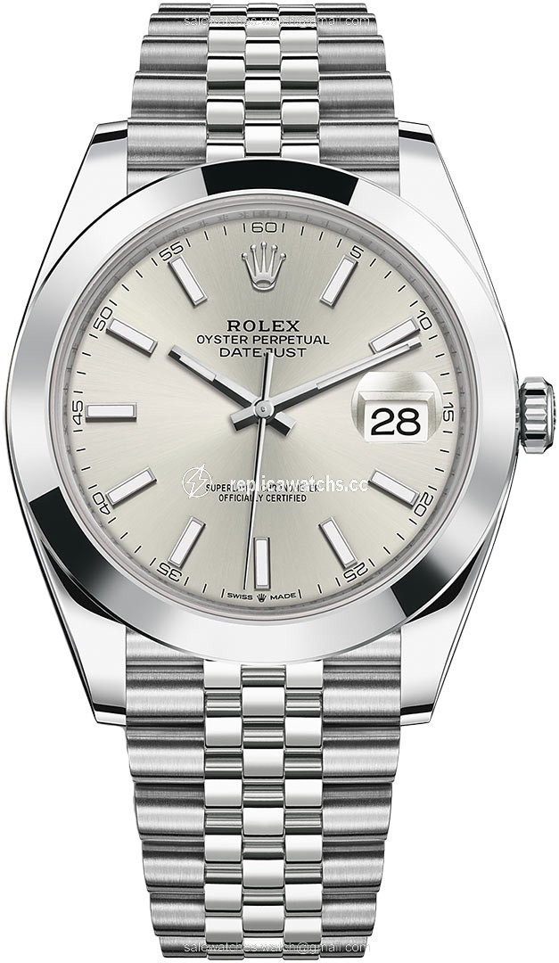 Replica 126300 Silver Index Jubilee Rolex Datejust 41mm Stainless Steel Mens Watch Replica 126300 Silver Index Jubilee Rolex Datejust 41mm Stainless Steel Mens Watch