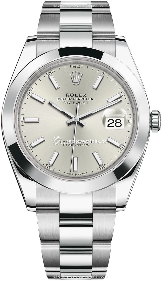 Replica 126300 Silver Index Oyster Rolex Datejust 41mm Stainless Steel Mens Watch Replica 126300 Silver Index Oyster Rolex Datejust 41mm Stainless Steel Mens Watch