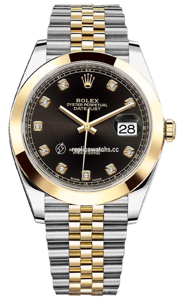 Replica 126303 Black Diamond Jubilee Rolex Datejust 41mm Stainless Steel and Yellow Gold Mens Watch Replica 126303 Black Diamond Jubilee Rolex Datejust 41mm Stainless Steel and Yellow Gold Mens Watch