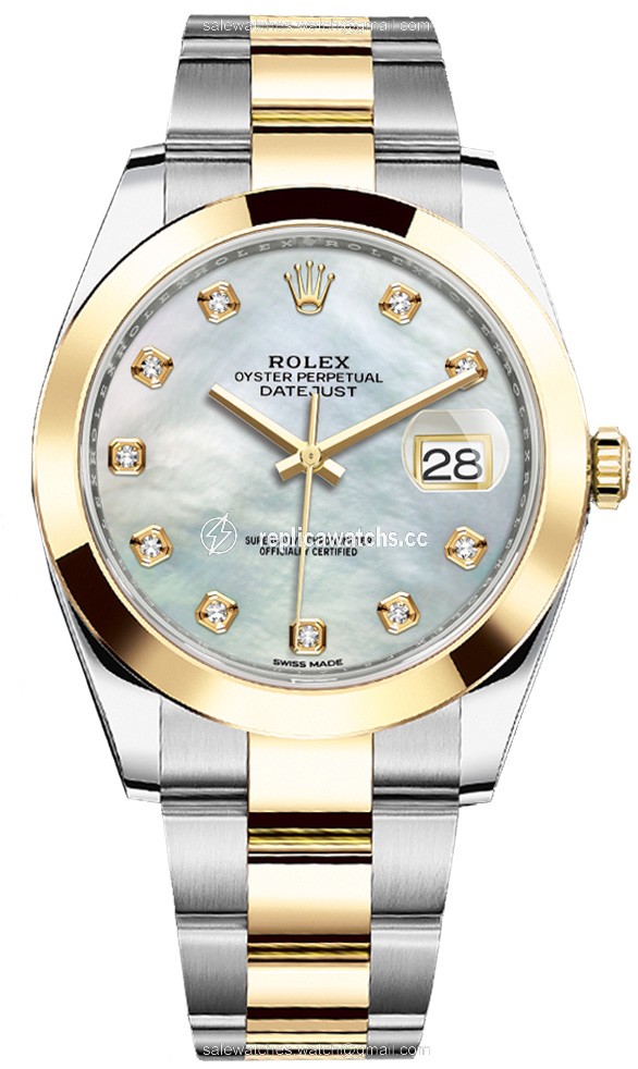 Replica 126303 White MOP Diamond Oyster Rolex Datejust 41mm Steel and Yellow Gold Mens Watch Replica 126303 White MOP Diamond Oyster Rolex Datejust 41mm Steel and Yellow Gold Mens Watch