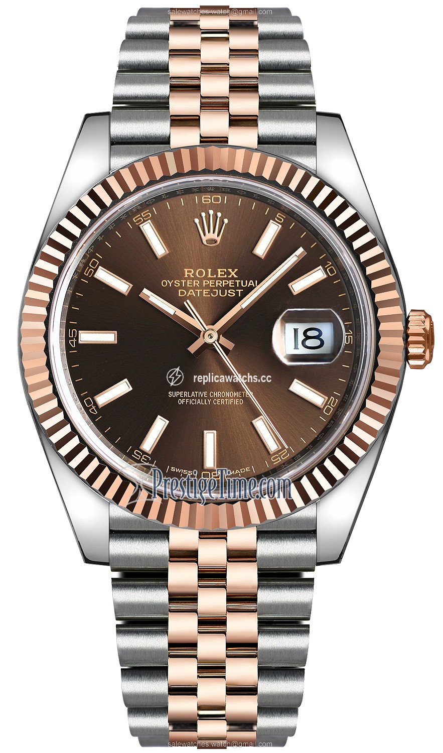 Replica 126331 Chocolate Index Jubilee Rolex Datejust 41mm Stainless Steel and Everose Gold Mens Watch Replica 126331 Chocolate Index Jubilee Rolex Datejust 41mm Stainless Steel and Everose Gold Mens Watch