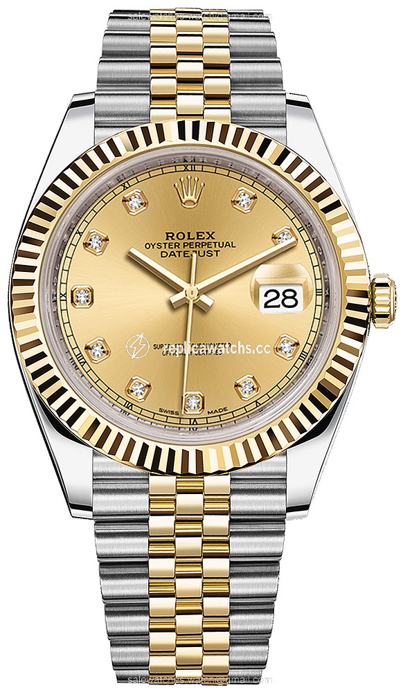 Replica 126333 Champagne Diamond Jubilee Rolex Datejust 41mm Stainless Steel and Yellow Gold Mens Watch Replica 126333 Champagne Diamond Jubilee Rolex Datejust 41mm Stainless Steel and Yellow Gold Mens Watch