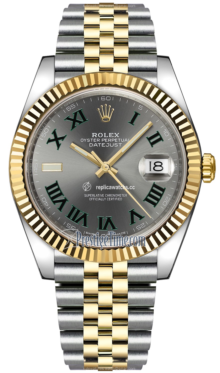 Replica 126333 Slate Roman Jubilee Wimbledon Rolex Datejust 41mm Steel and Yellow Gold Mens Watch Replica 126333 Slate Roman Jubilee Wimbledon Rolex Datejust 41mm Steel and Yellow Gold Mens Watch