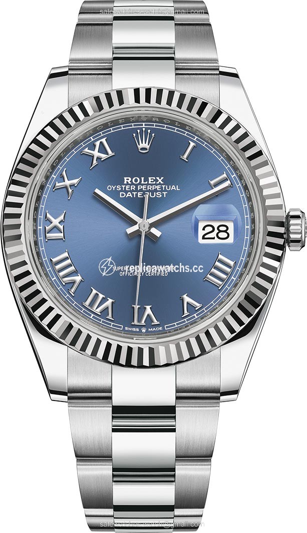 Replica 126334 Blue Roman Oyster Rolex Datejust 41mm Stainless Steel Mens Watch Replica 126334 Blue Roman Oyster Rolex Datejust 41mm Stainless Steel Mens Watch