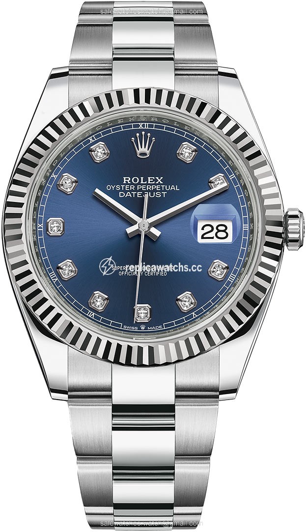 Replica 126334 Blue Diamond Oyster Rolex Datejust 41mm Stainless Steel Mens Watch Replica 126334 Blue Diamond Oyster Rolex Datejust 41mm Stainless Steel Mens Watch