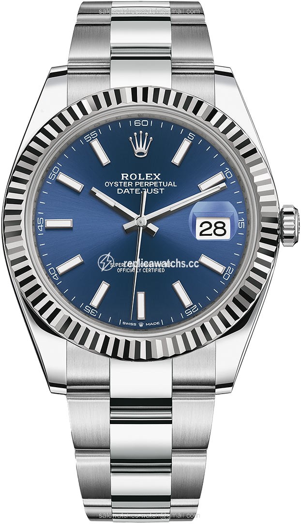 Replica 126334 Blue Index Oyster Rolex Datejust 41mm Stainless Steel Mens Watch Replica 126334 Blue Index Oyster Rolex Datejust 41mm Stainless Steel Mens Watch
