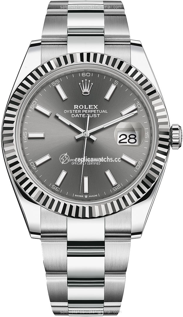 Replica 126334 Dark Rhodium Index Oyster Rolex Datejust 41mm Stainless Steel Mens Watch Replica 126334 Dark Rhodium Index Oyster Rolex Datejust 41mm Stainless Steel Mens Watch