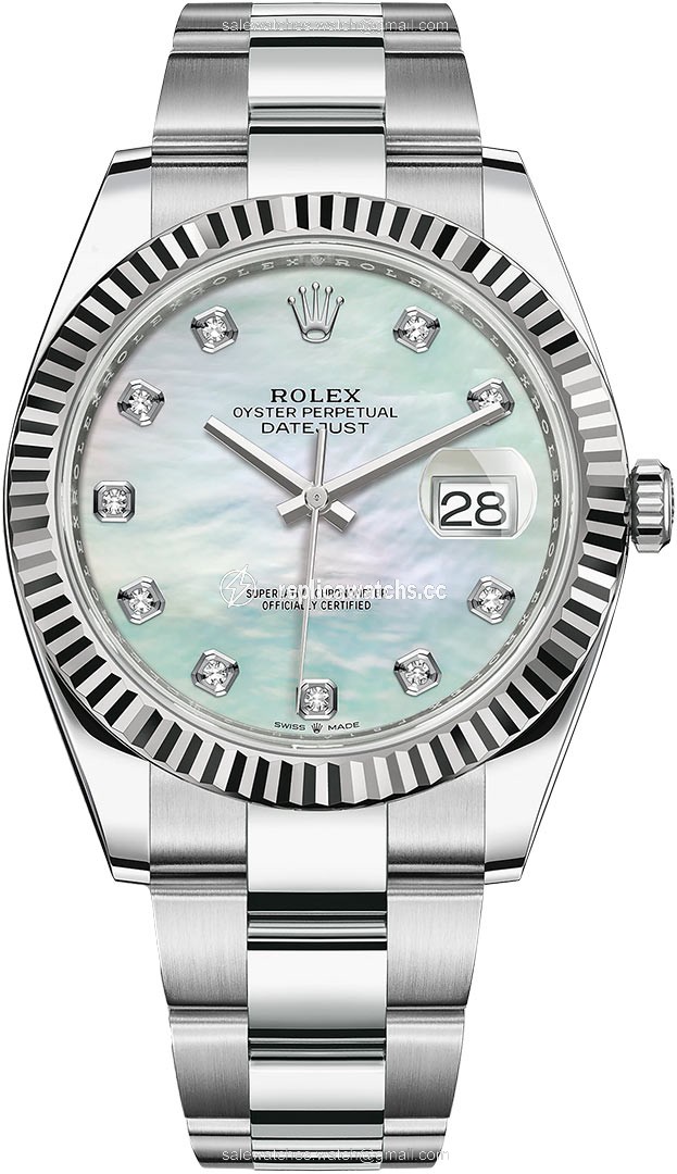 Replica 126334 MOP Diamond Oyster Rolex Datejust 41mm Stainless Steel Mens Watch Replica 126334 MOP Diamond Oyster Rolex Datejust 41mm Stainless Steel Mens Watch