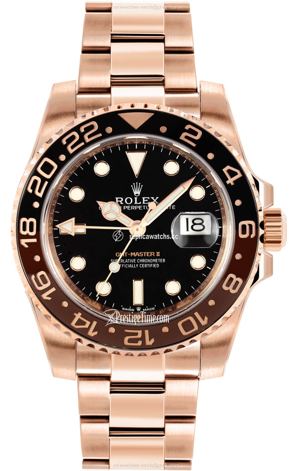 Replica 126715chnr Rolex GMT Master II Mens Watch Replica 126715chnr Rolex GMT Master II Mens Watch