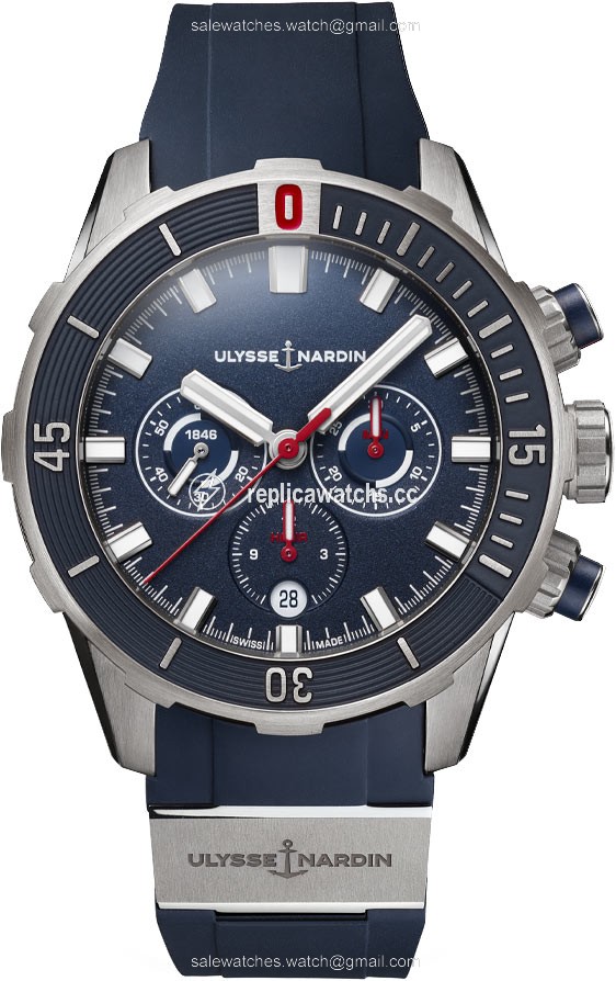 Replica 1503-170-3/93 Ulysse Nardin Diver Chronograph 44mm Mens Watch Replica 1503-170-3/93 Ulysse Nardin Diver Chronograph 44mm Mens Watch